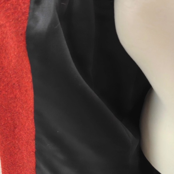 Carolina Herrera Atelier Prototype Red Wool Coat - Picture 5 of 7